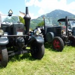Parade der alten Landmaschinen