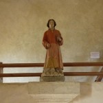 Sandsteinstatue des hl. Albanus