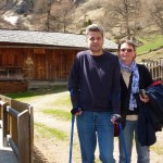 Nach einer besinnlichen Rast in der Kapelle 